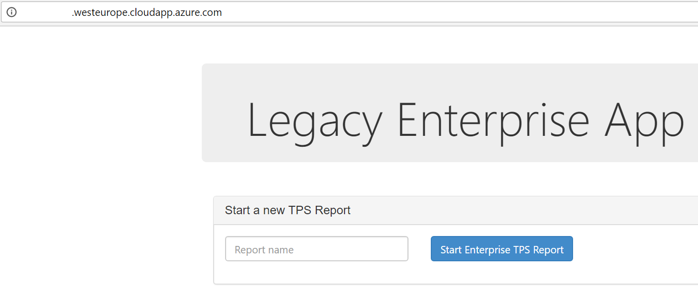 Docker Application running on Service Fabric